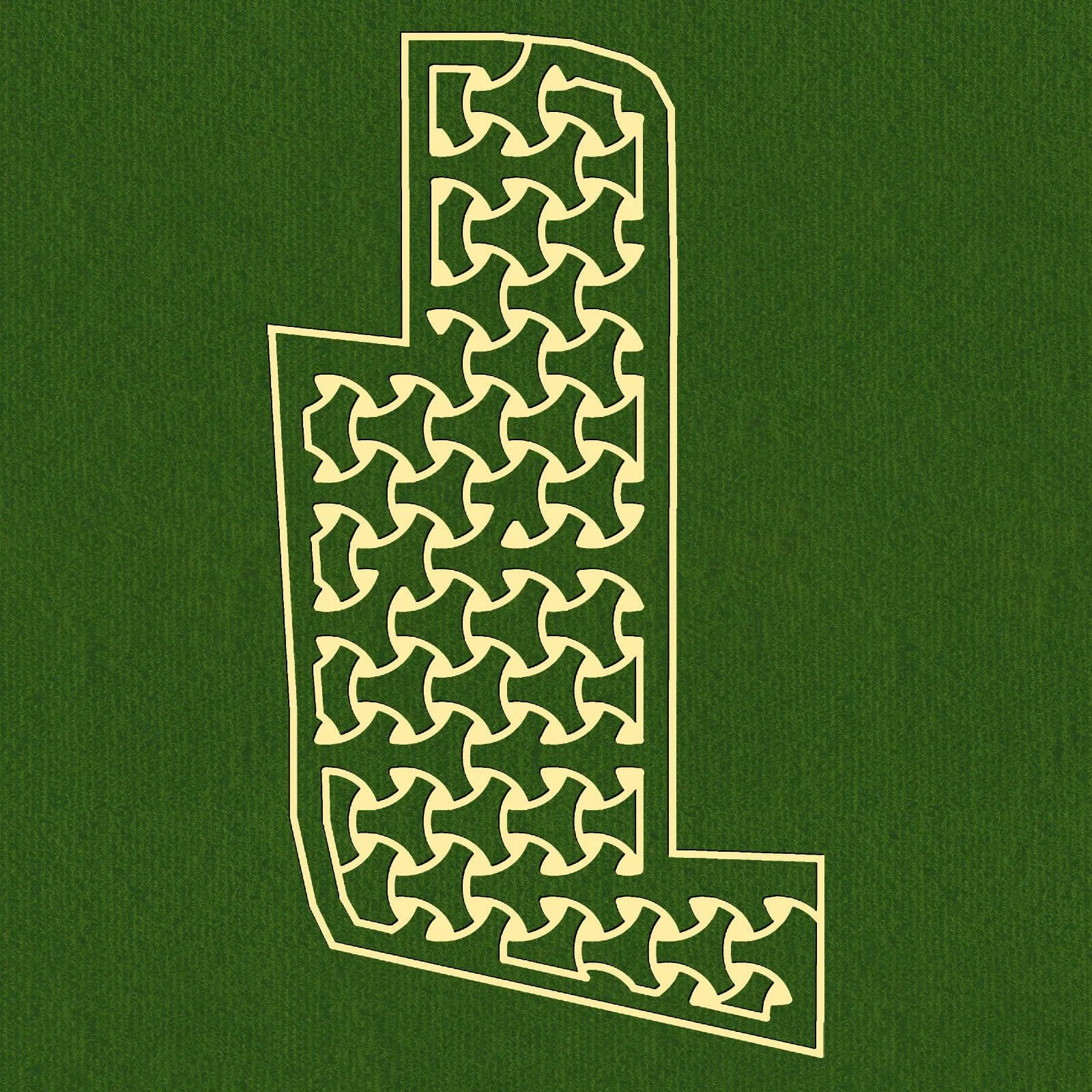 Interlocking Circle Geometric M2501