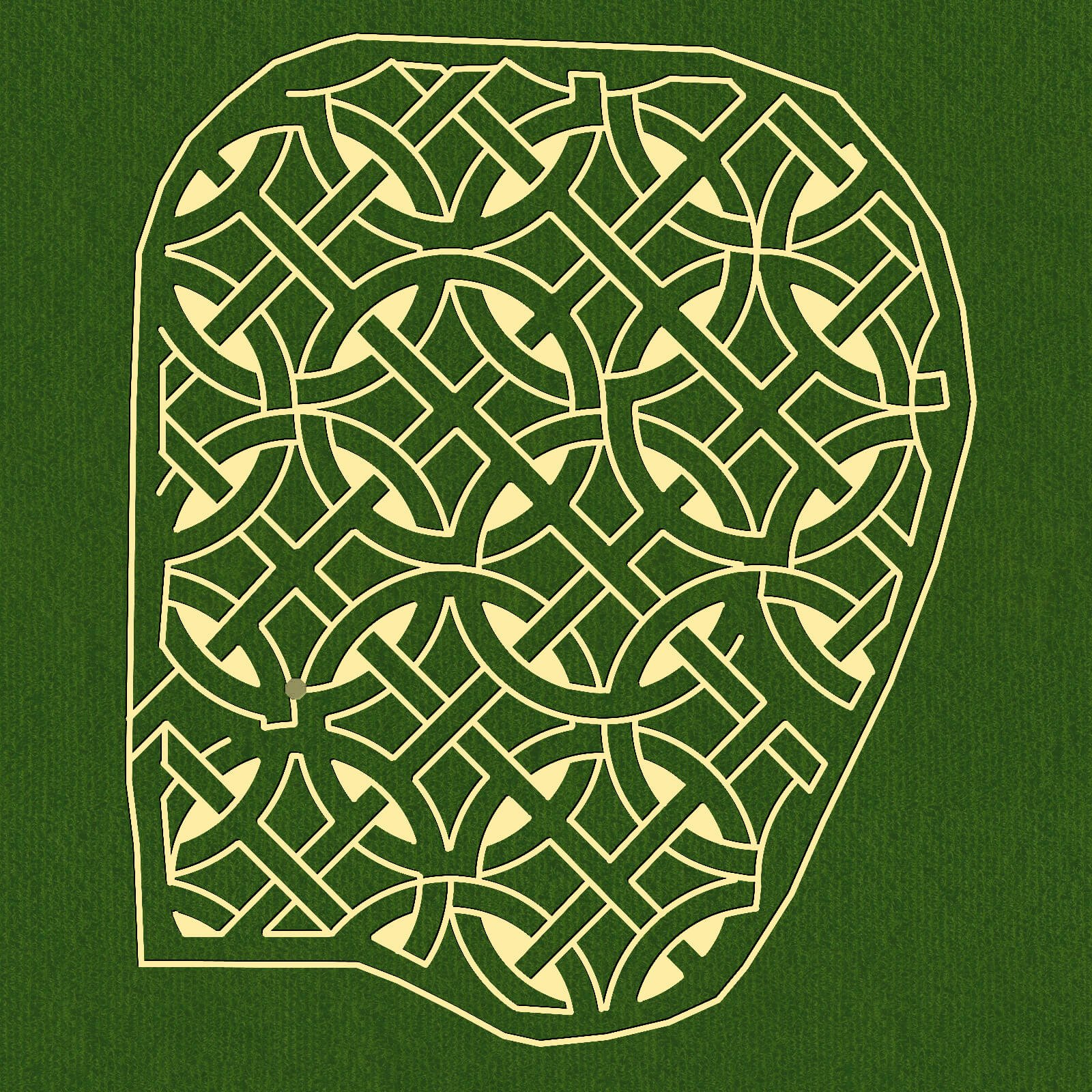 Geometric Quilt Circles L2501