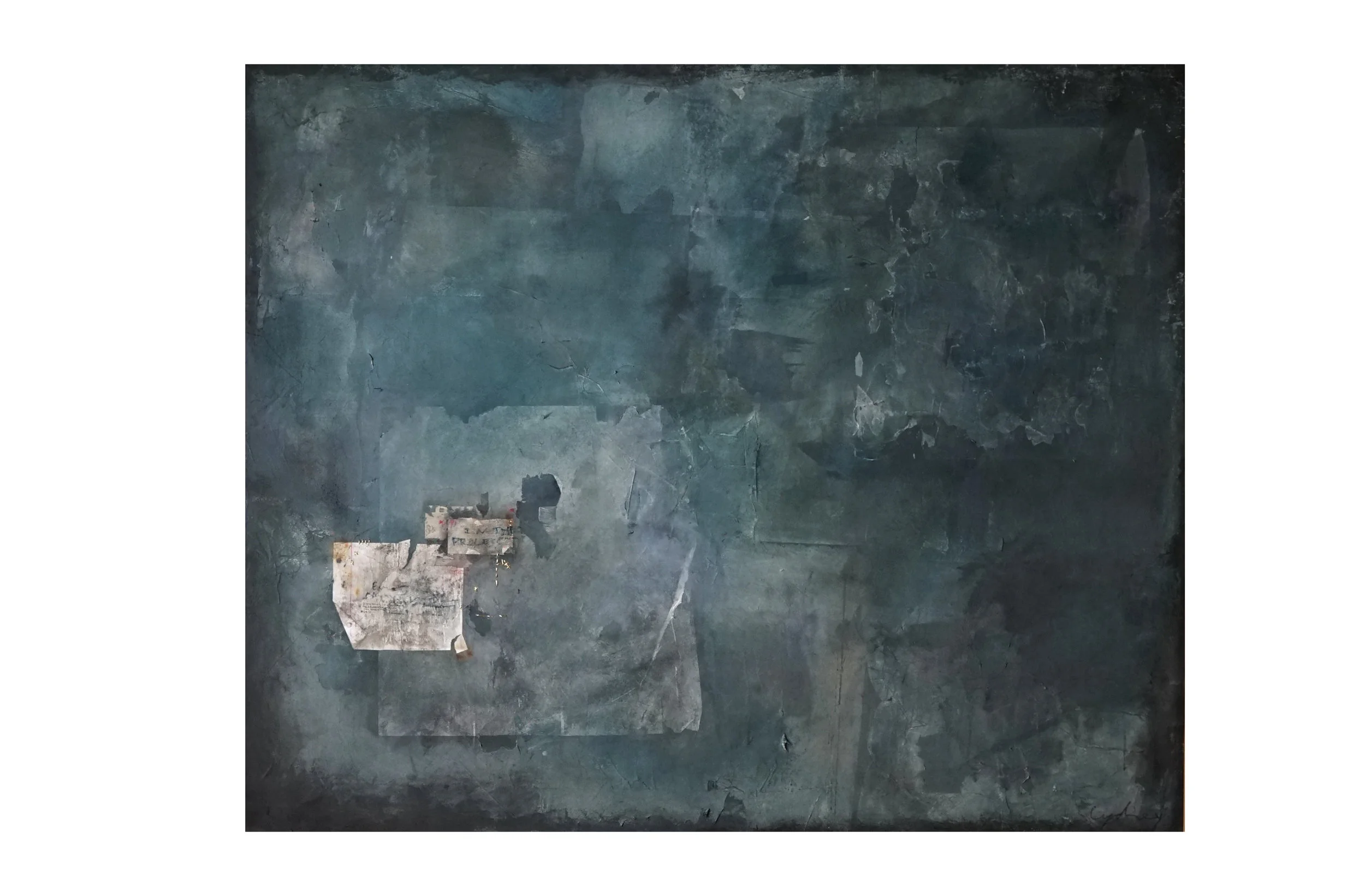 “In the Processs” || Mixed Media on Canvas || 48” x 60”