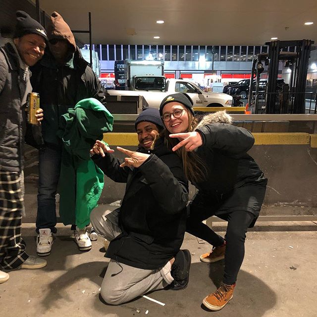 Got to hang with these dudes and give them some extra warmth last weekend❤️ #helpthehomeless #WGYC #nychomeless  #newyorkcity #humansofny #thehomies