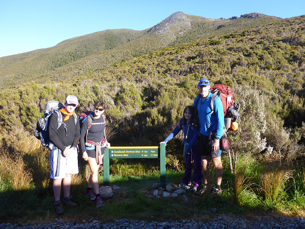 On the Perry Saddle - Heaphy Track, Golden Bay