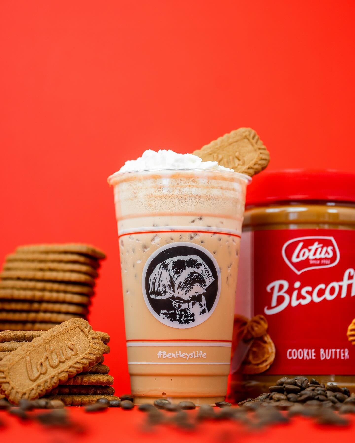 Cookie Butter Nitro Cold Brew!!! 

Nitrous infused Guatemalan cold brew infused with rich and creamy cookie butter. Topped with our house-made whipped cream &amp; a biscoff cookie. It&rsquo;s delicious. 🤤

One of our featured specials for April, but
