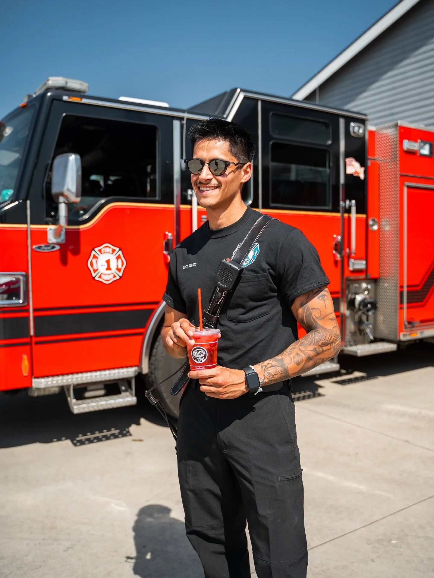 FREE DRINKS FOR ON-DUTY FIRST RESPONDERS, ALL SEPTEMBER! ⛑️🚑🚔🧑&zwj;🚒

All you have to do is show up when you&rsquo;re on-duty, in uniform/ gear (or badge if you&rsquo;re a dispatcher) &amp; your drink is on us!!

First Responders include;
- Firef