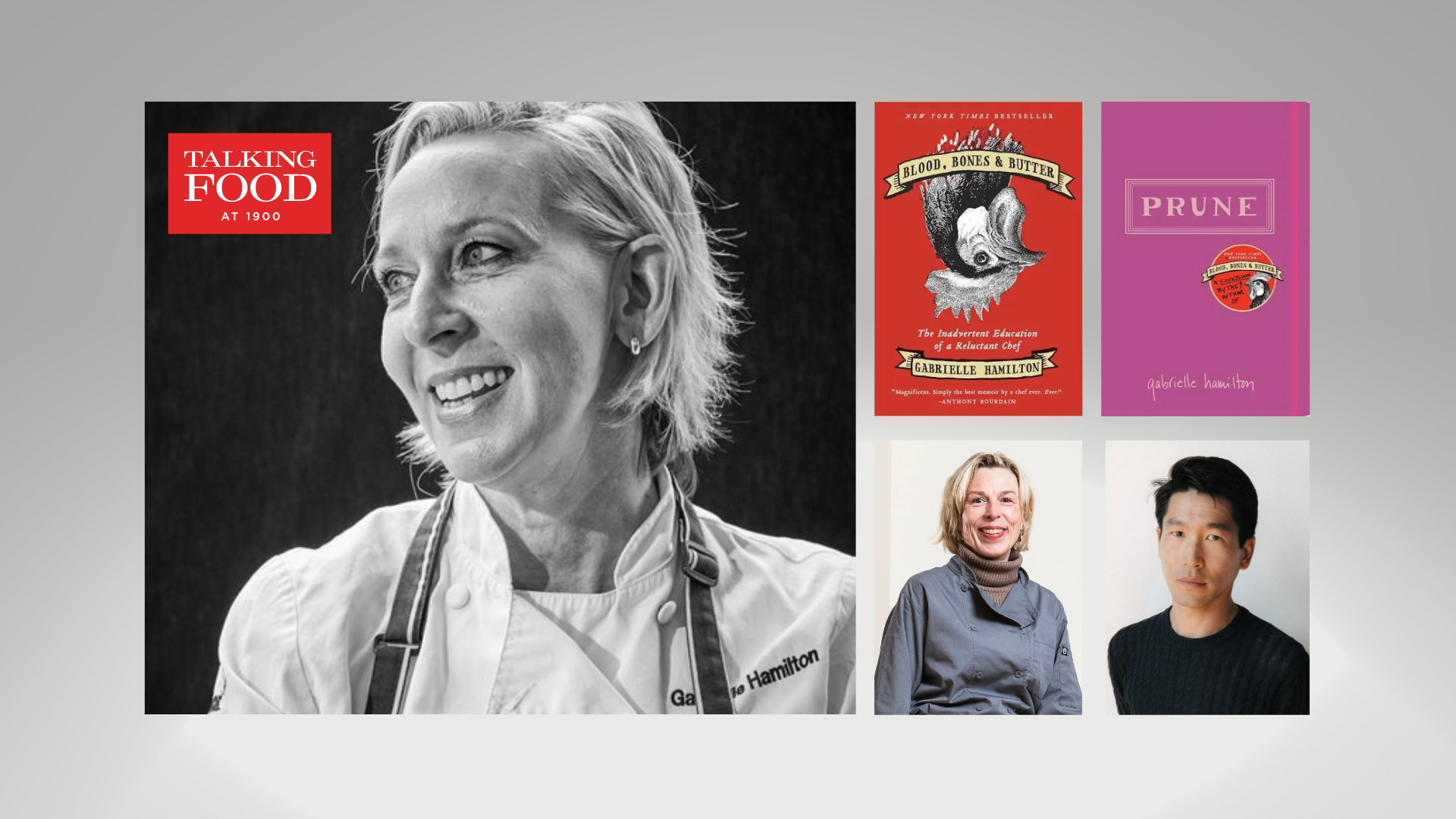  Talking Food at 1900 with Chef Gabrielle Hamilton - The Discussion