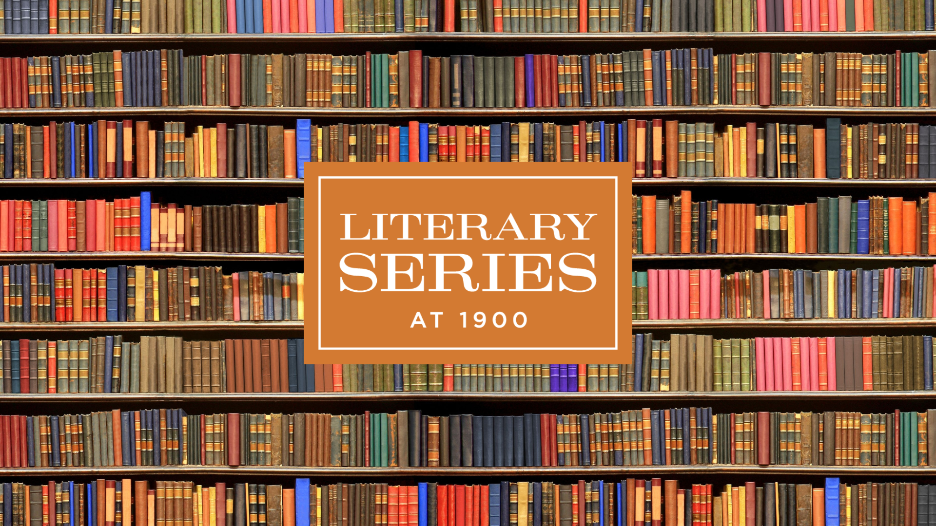 Literary Series at 1900: The Poetry of Place Bookluck Lunch - SOLD OUT