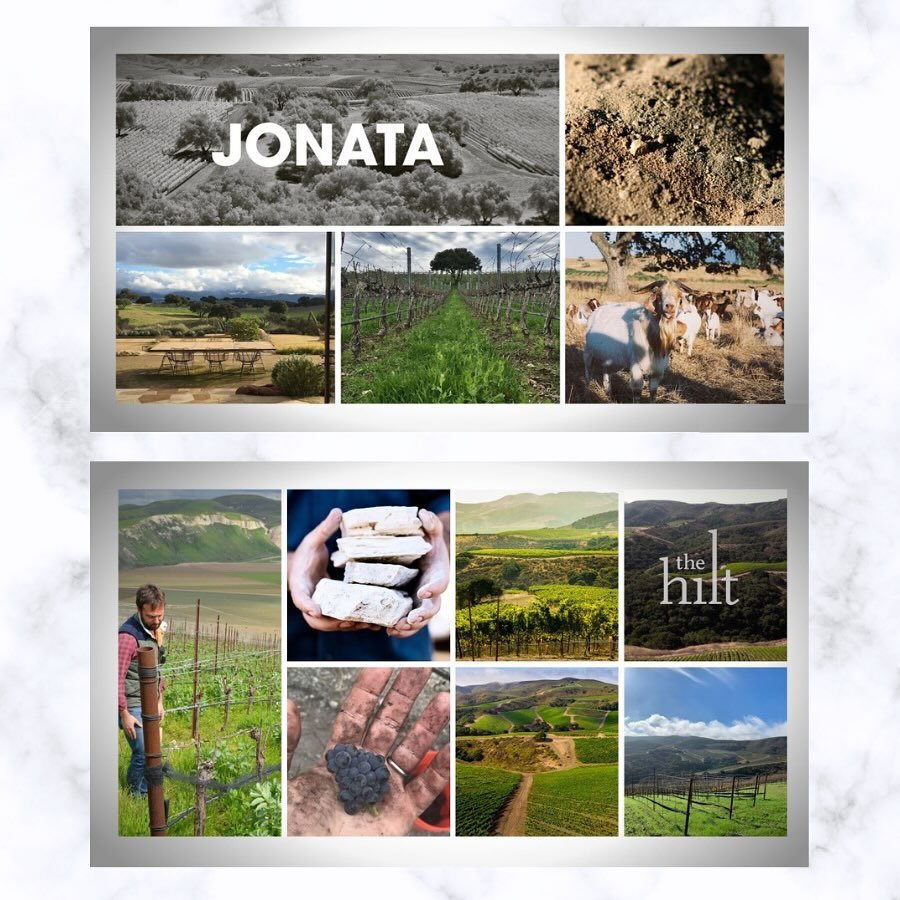 Thurs. 5/8 @ 5:30PM ✨
Jonata and The Hilt Wine Dinner 

@jonataestate and The Hilt are two renowned California estates known for vibrant, coastal wines defined by the Pacific.  We are thrilled to welcome their winemaker Matt Dees for a lovely dinner 