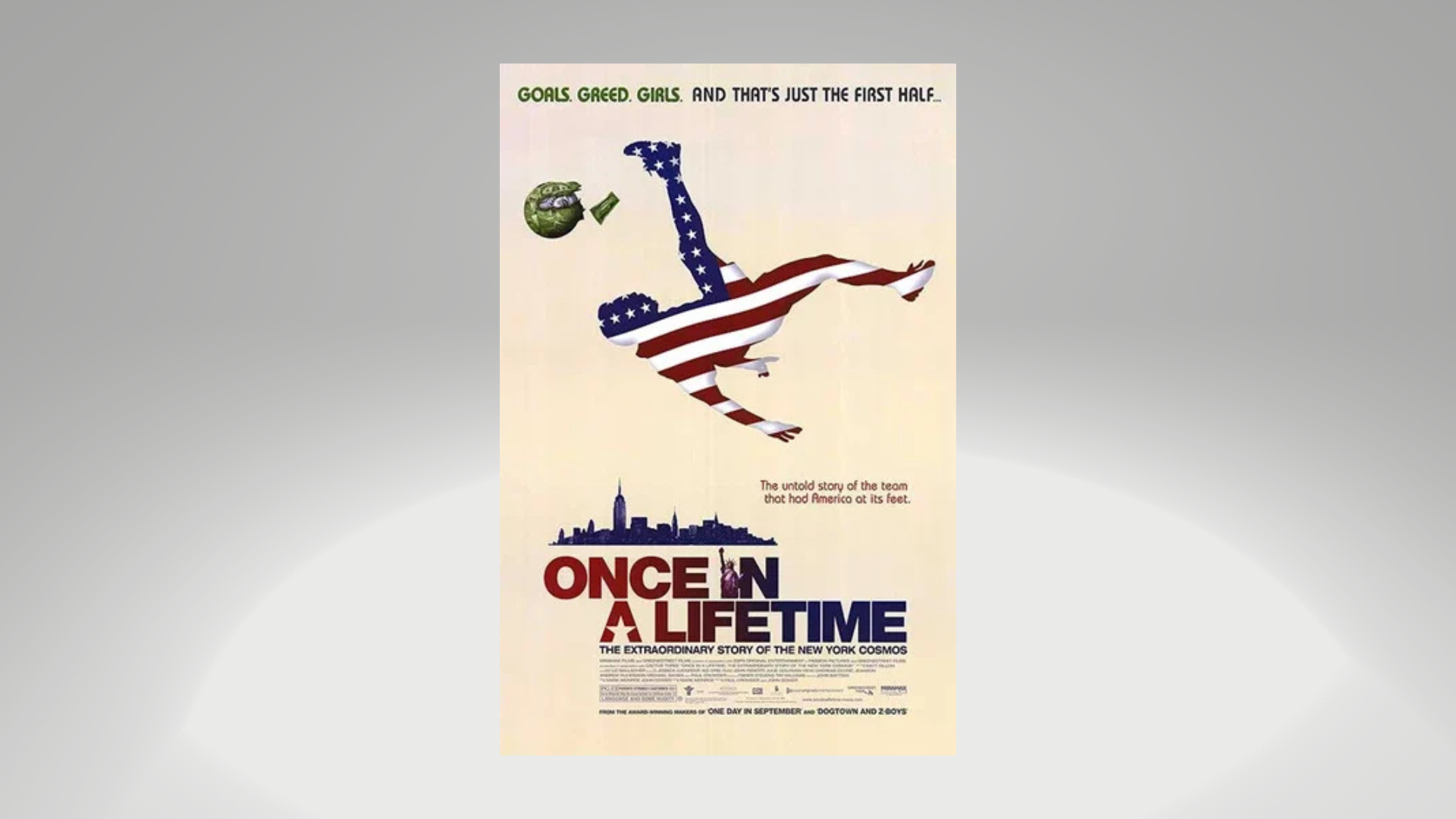FILM SCREENING: Once in a Lifetime: The Extraordinary Story of the New York Cosmos