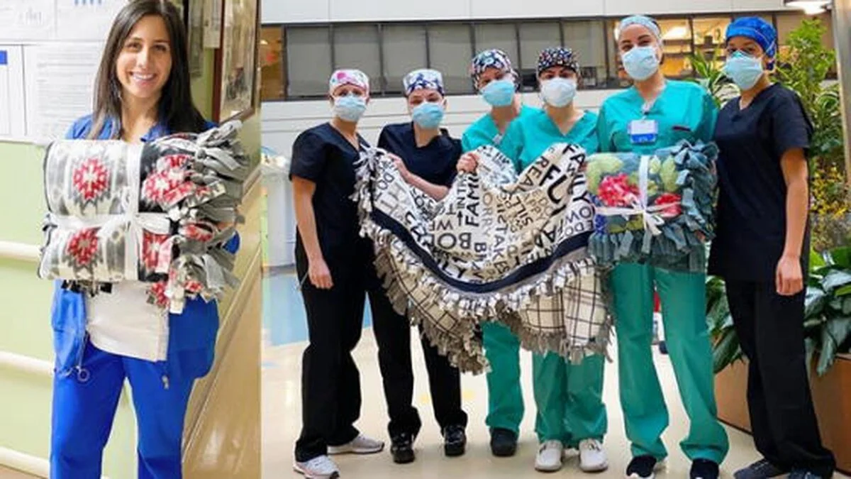NYC Nurse Creates Handmade Blankets For Her Patients &amp; Their Families With Love