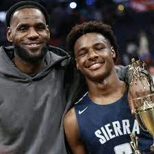 For Bronny James his father’s name is both a blessing and a curse