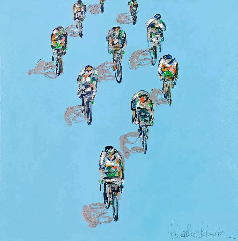 Peloton on Blue