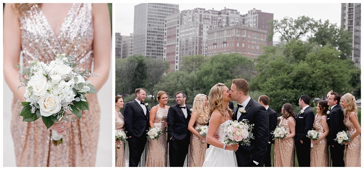 portraiture of bridesmaids and wedding party