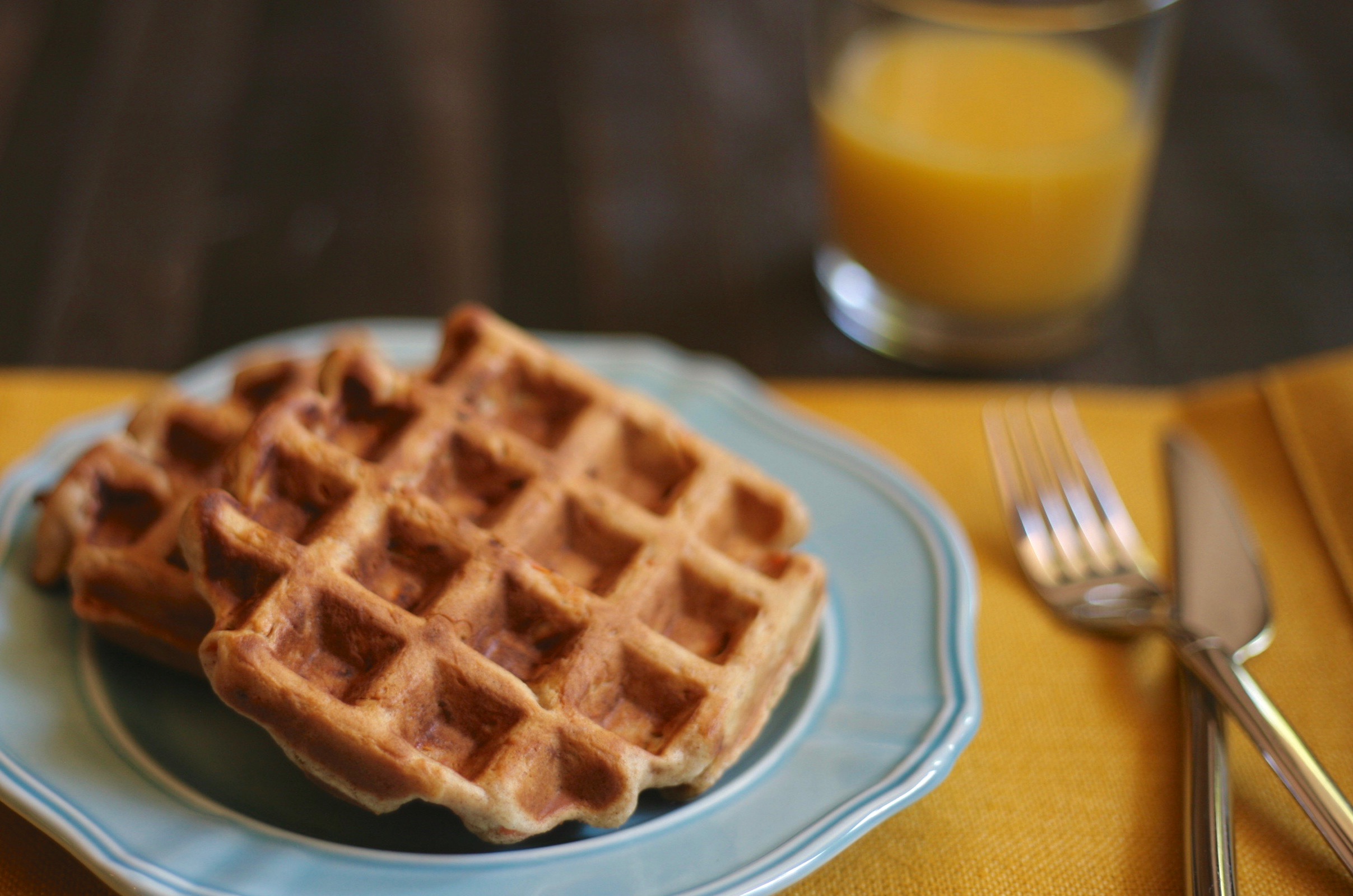 Carrot Cake Waffles: A Father’s Day Breakfast Treat