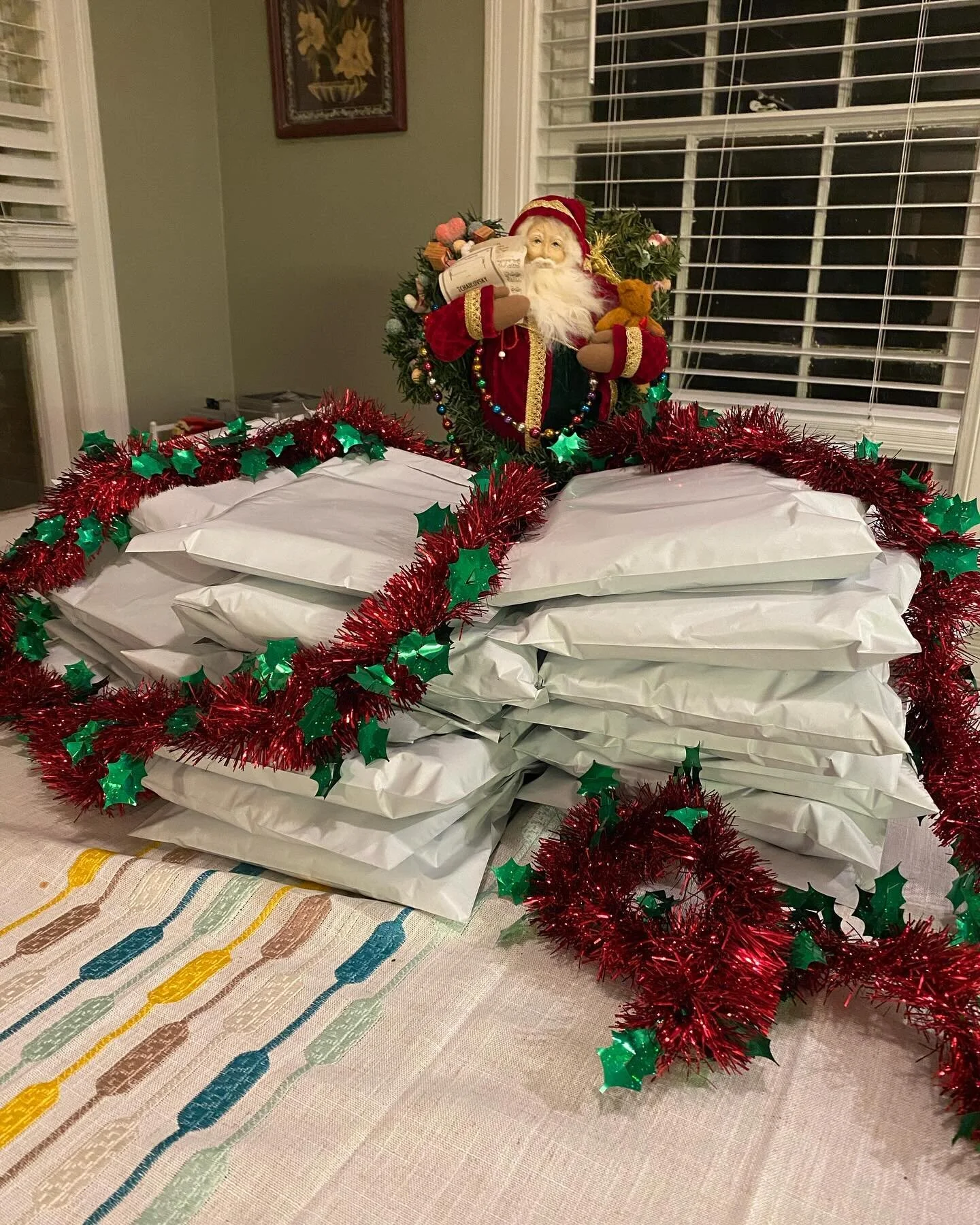 Got the merch orders filled. Santa is on his way! Thank you!