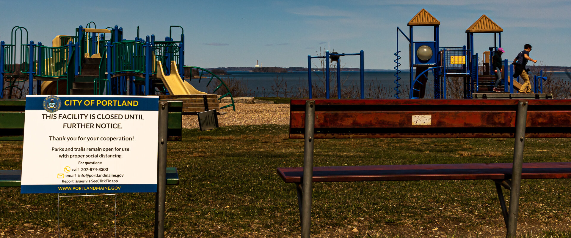 Obeying the Rules at the Playground, Eastern Promenade, Portland Maine--April 2020.jpg