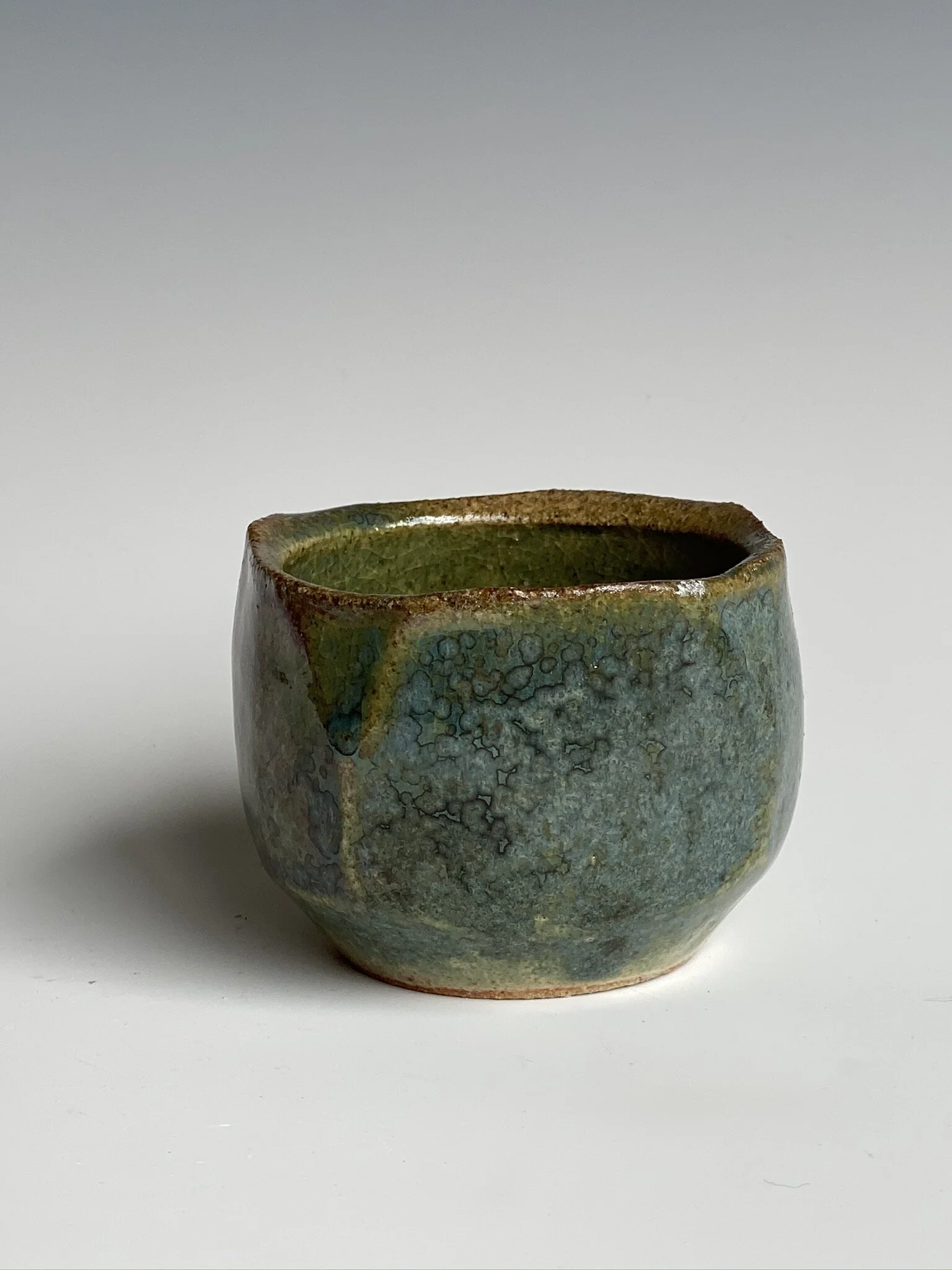 Faceted oribe cup  | Summer Orr