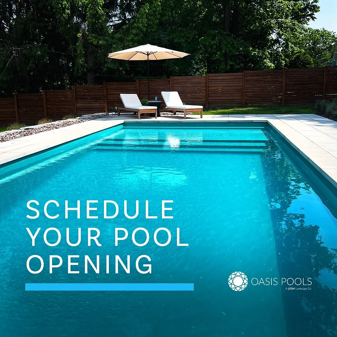 Oasis is now scheduling pool openings for the season! 

Message us today to reserve your spot. 
Let our service team get your pool opened, refreshed, and ready for the season ahead.