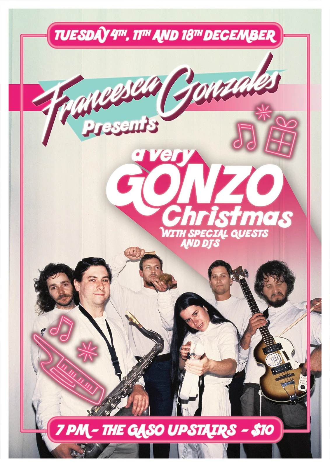 Francesca Gonzales announces a Very Gonzo Christmas residency