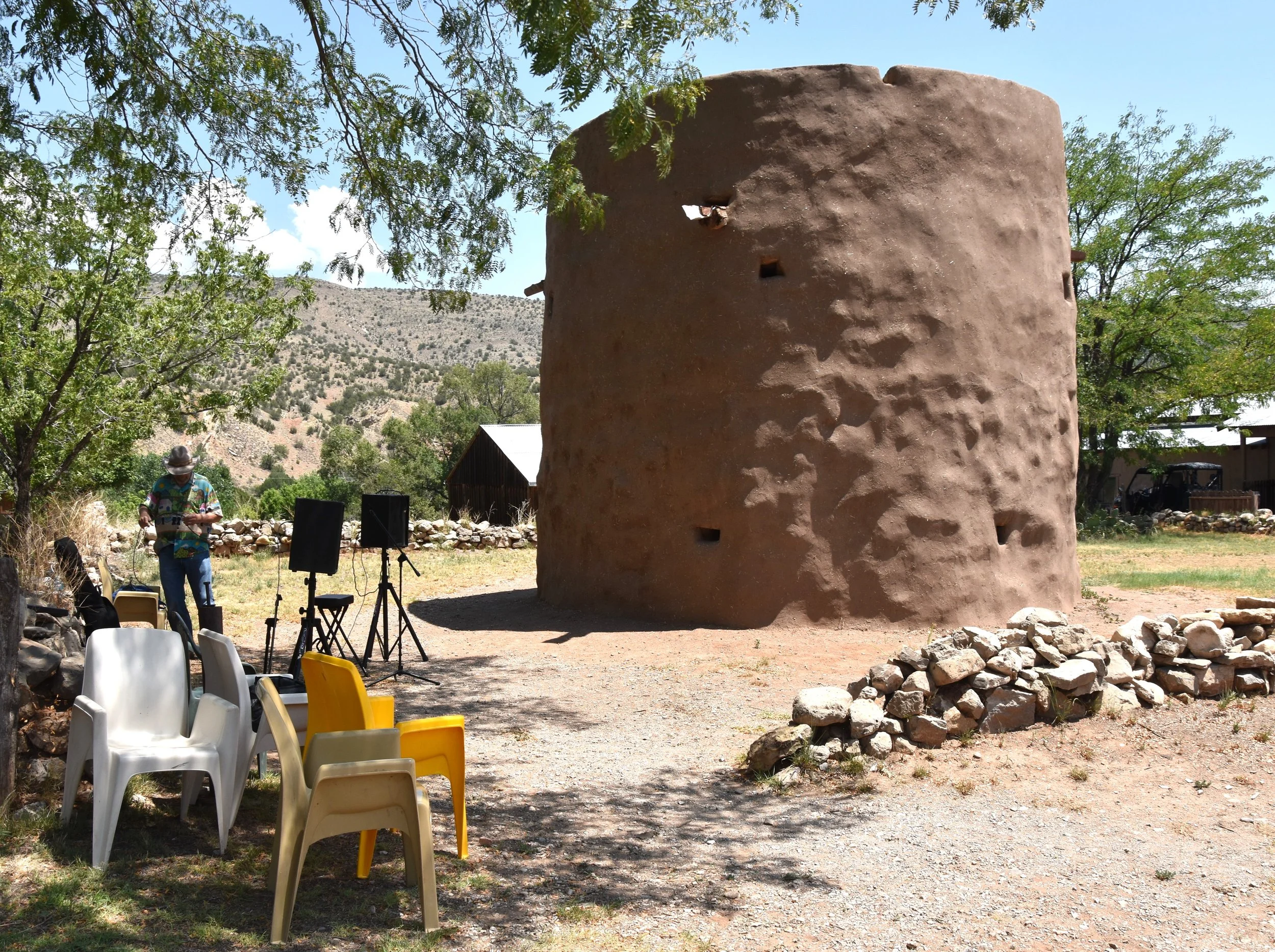 The Torreon in Lincoln, New Mexico re-dedication