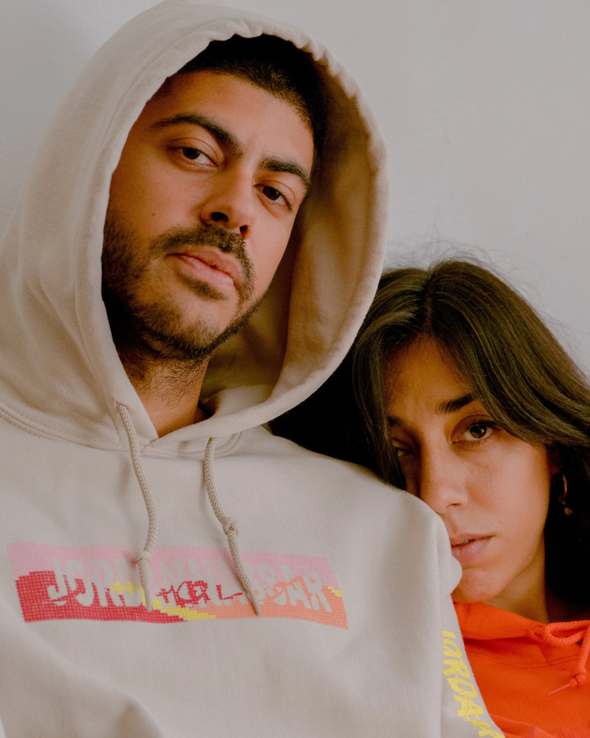 Landscape Logo Hoodie Sand