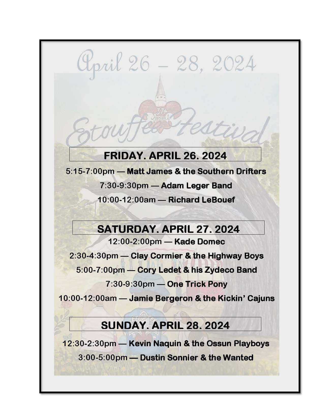Etouffee Festival — ARNAUDVILLE CATHOLIC