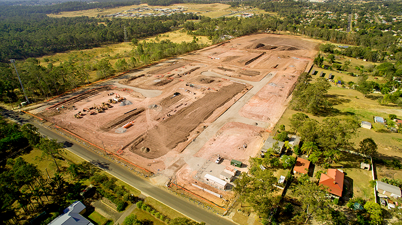 Southwest Corner of Greenwood Village under construction.