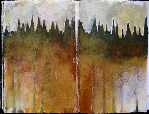 Cypress-scape, Provence