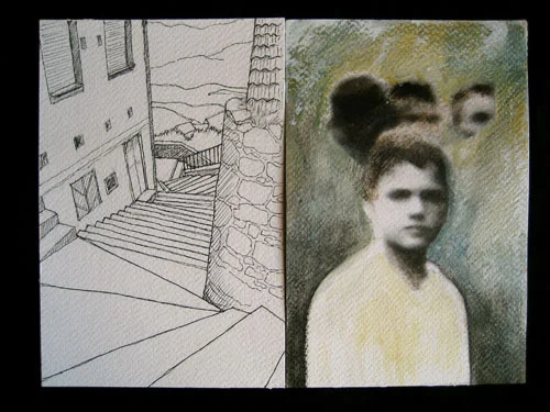 Views of alleyways and old photos