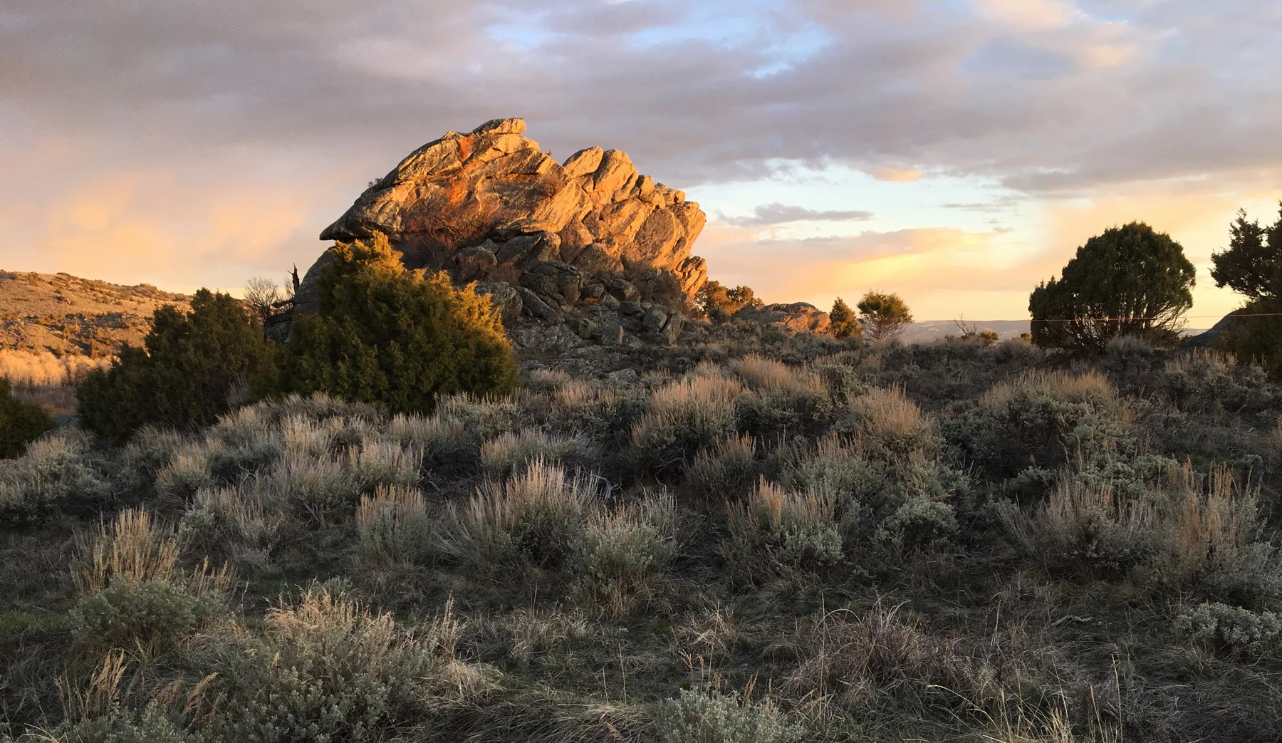 The rock formations abound all over this landscape.