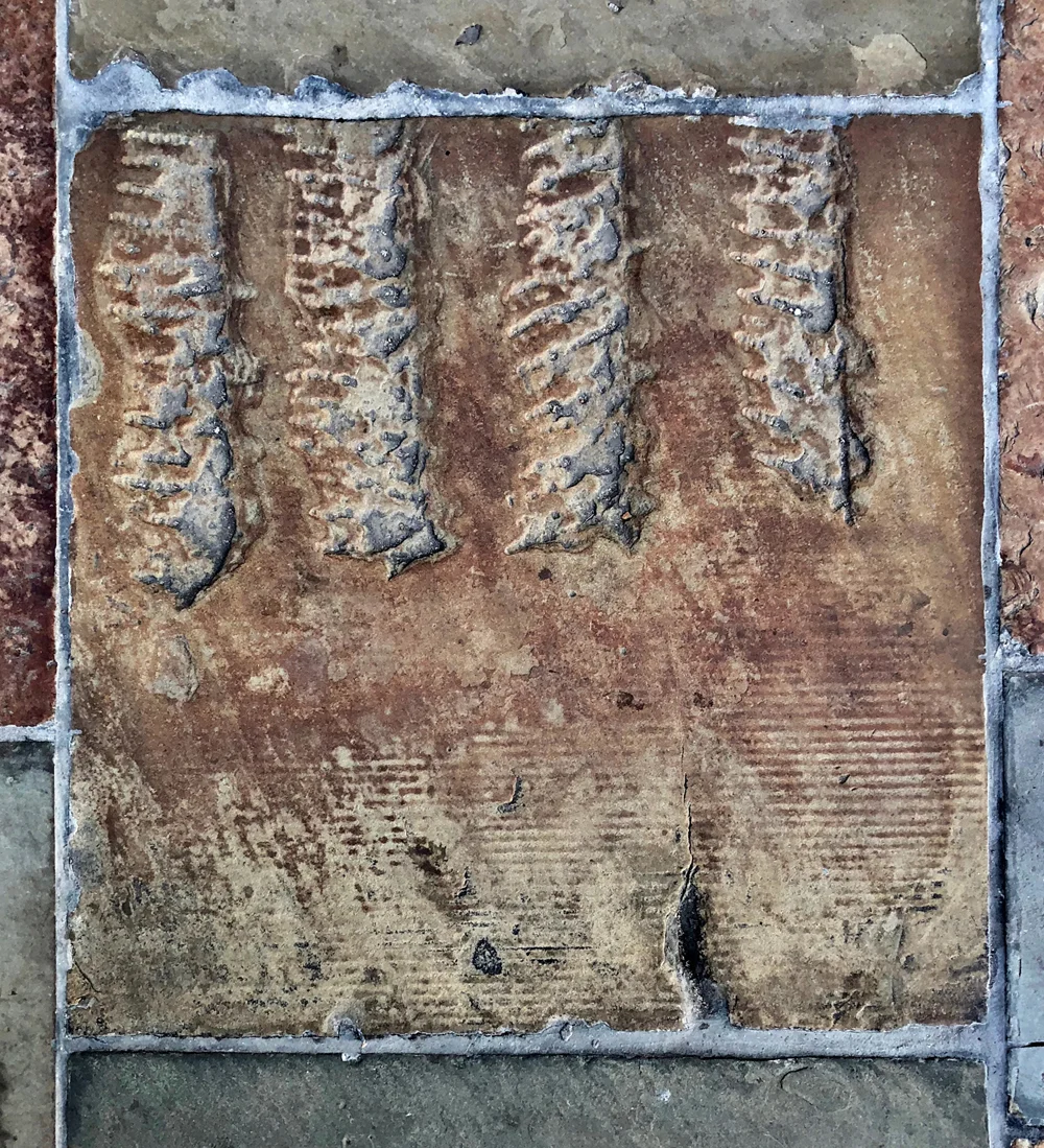 Another York paving stone masterpiece in Camden Town, London.