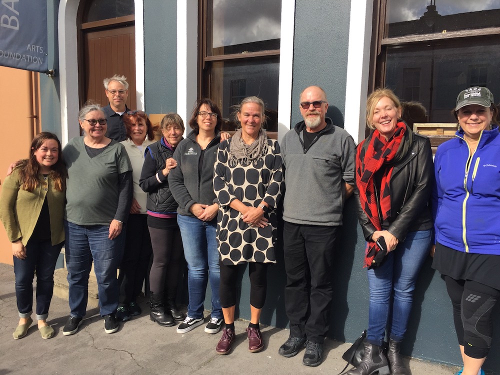 Jeff with students at Ballinglen Foundation for the Arts, Ireland, 2018