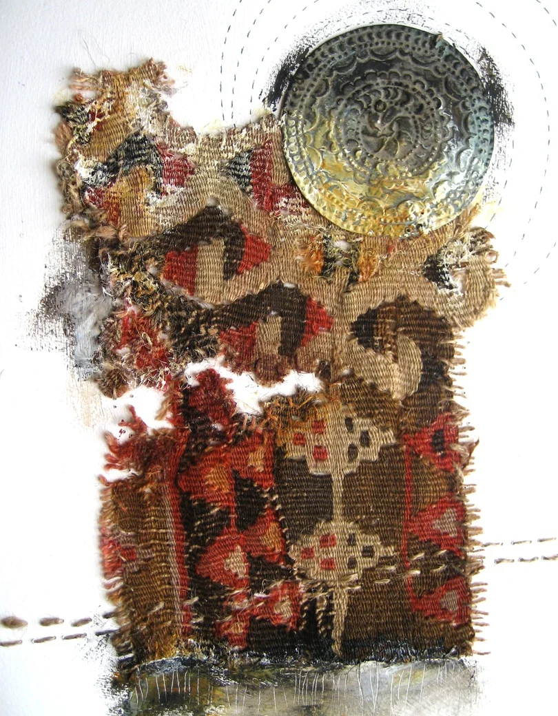 Turkey Kilim Collage ©Amy Guion Clay