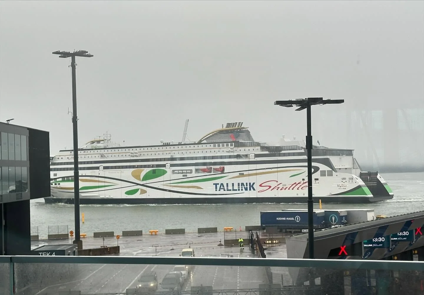 This ferry beast will take me across the Baltic Sea to Estonia today!