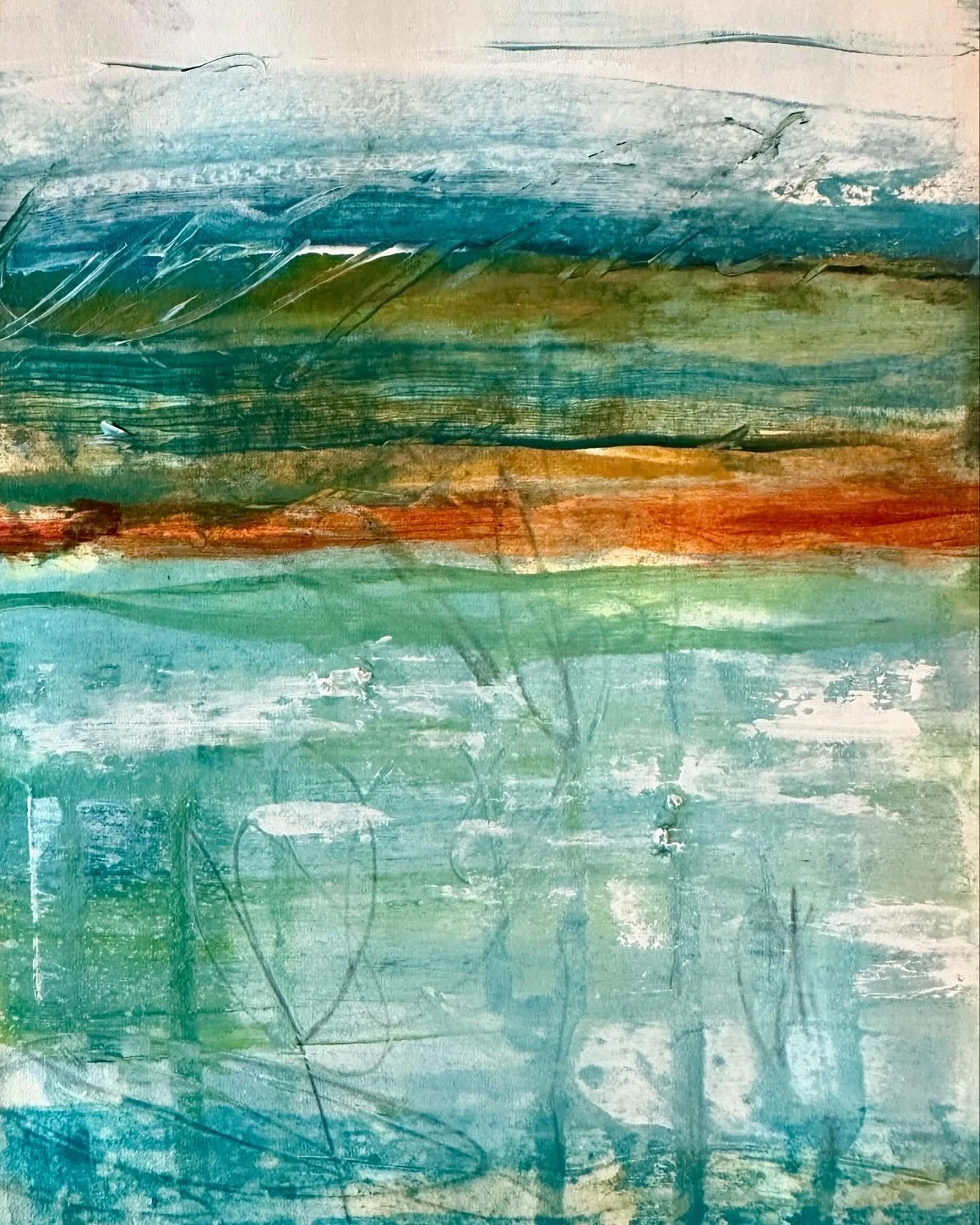 Happy solstice to you all!! ❤️ May we all lean into the light as we move into the coming year.
Here&rsquo;s a final sketch painting from my time in Cornwall.
I&rsquo;m in Oxfordshire with family and then back to London for a bit. Looking forward to t