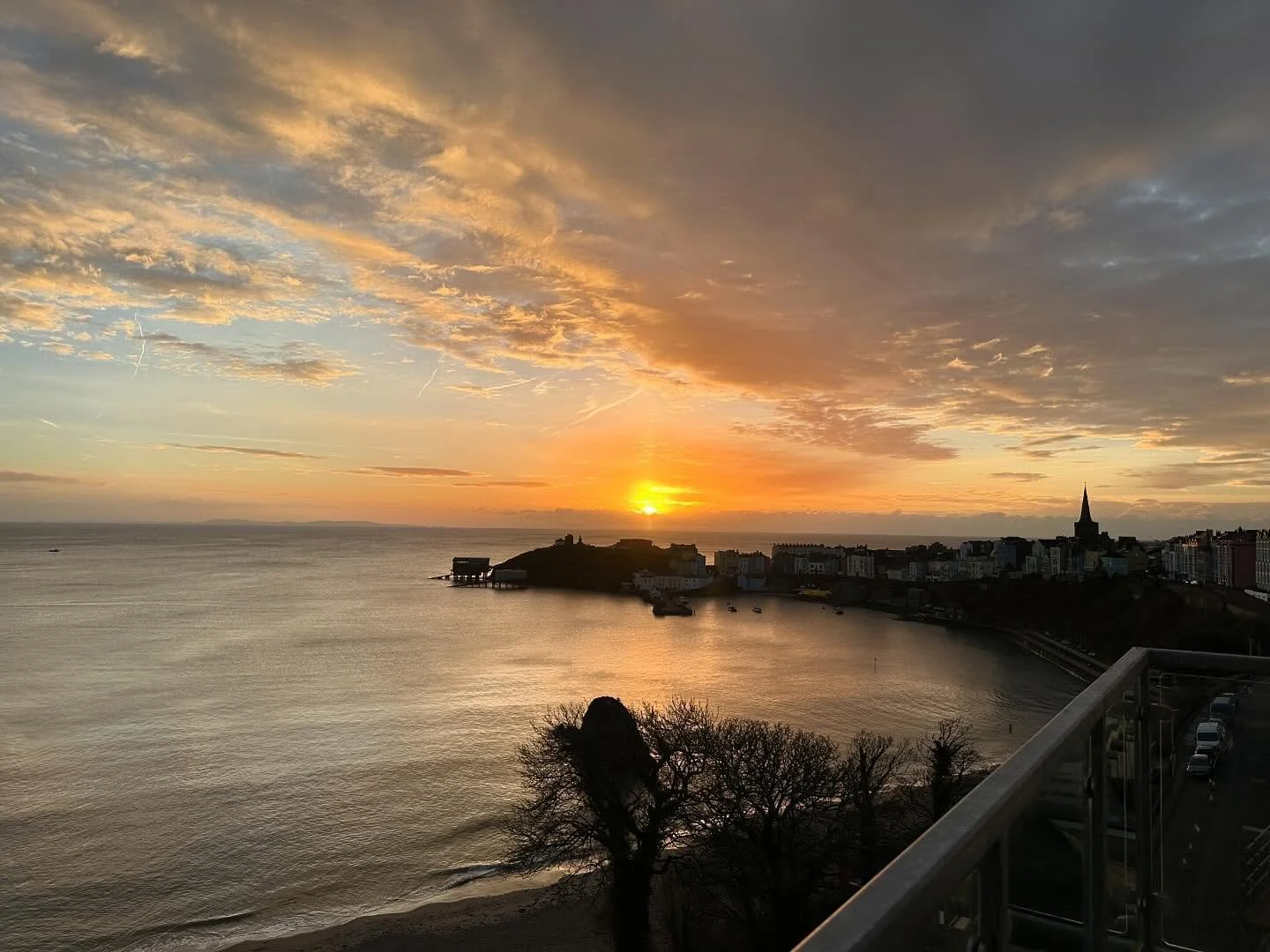 Morning sunrise, a room with a view. Deep gratitude 🙏❤️🙏