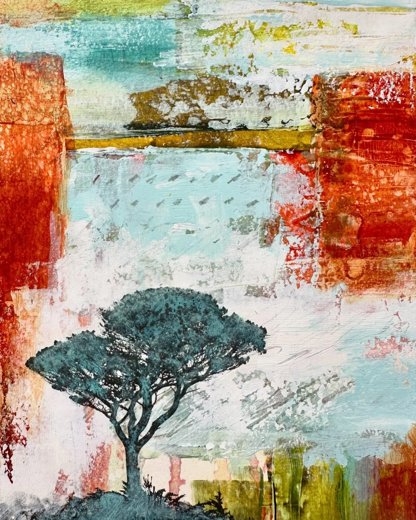 I love how the elements have sculpted and simplified these coastal trees, pruning them to be stable and strong. May we learn from them in crazy times ❤️