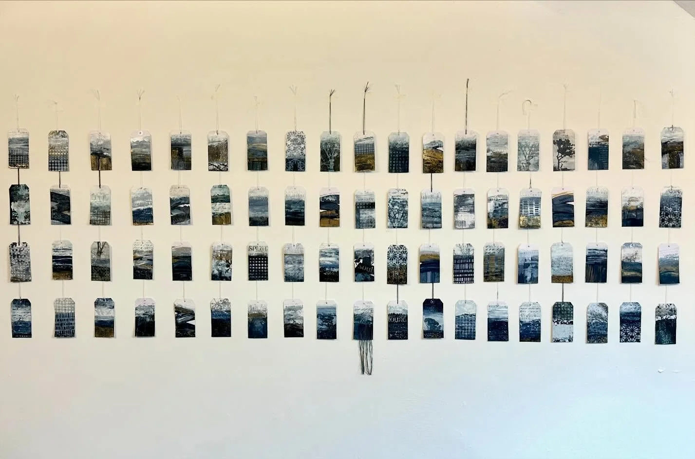 It&rsquo;s a wrap! 76 Travel Tags complete. I loved this challenge of sticking with a limited palette (inspired by this slate mining town) and the format of the travel tags that reflect my love of Place.
 
Within those parameters I explored different