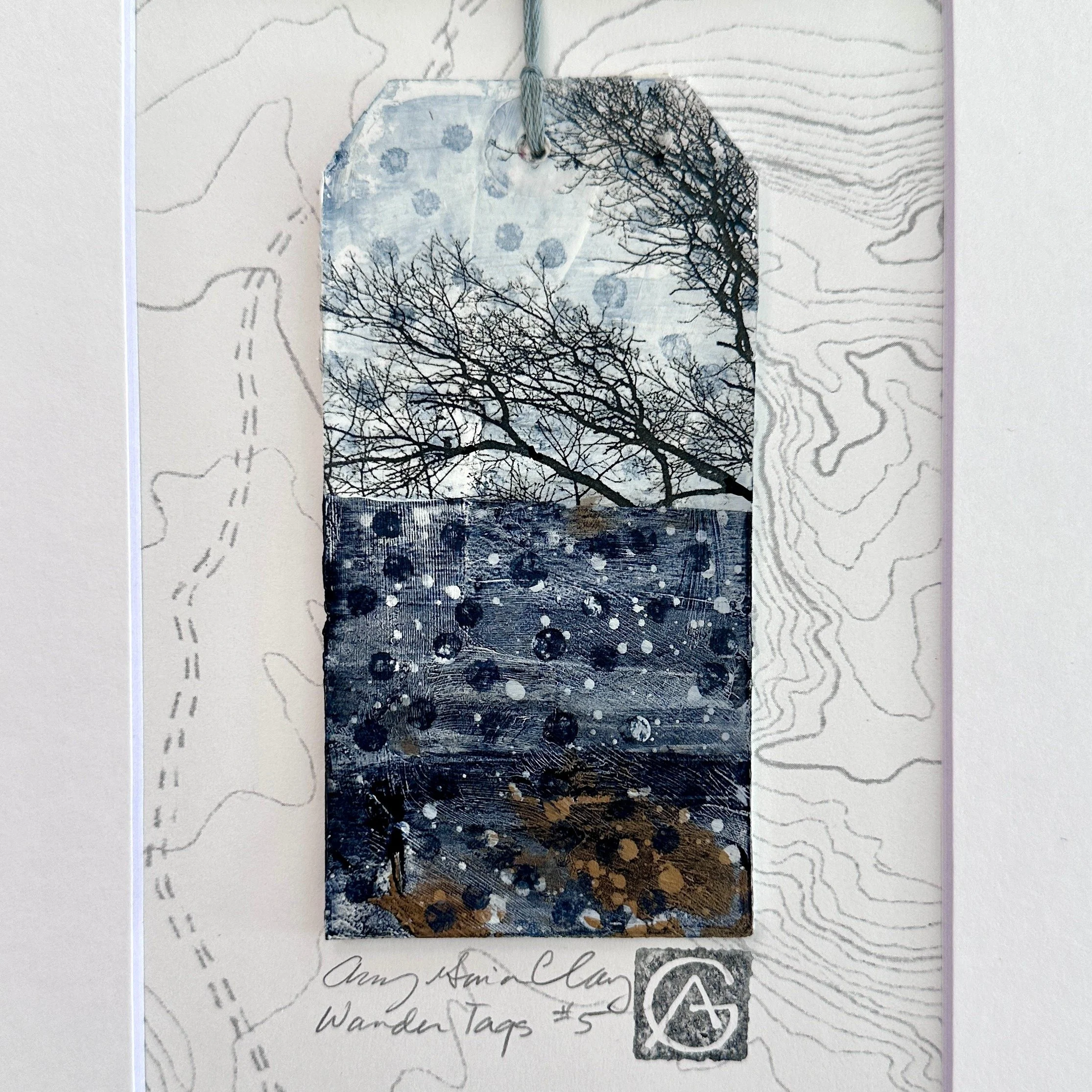 Here's another Wander Tag, and a gathering of other tags. And information regarding tomorrow afternoons opening receptions for Open Studios. It's always a wonderful party to celebrate the arts in Boulder County. Then drop by my studio at 2101 Jonatha