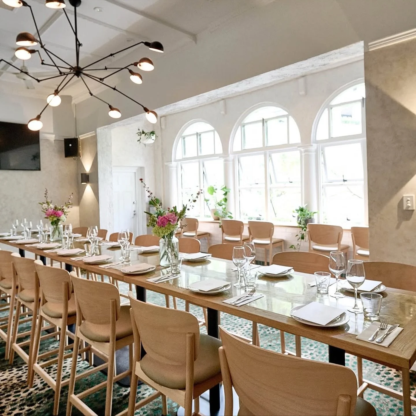 Perched at the top of Bay Street is our Private Dining Room. As the name implies, it is our most private space with picturesque views and a step away from Phil&rsquo;s bar. With a capacity of 40 standing and 22 seated, this space is perfect for your 