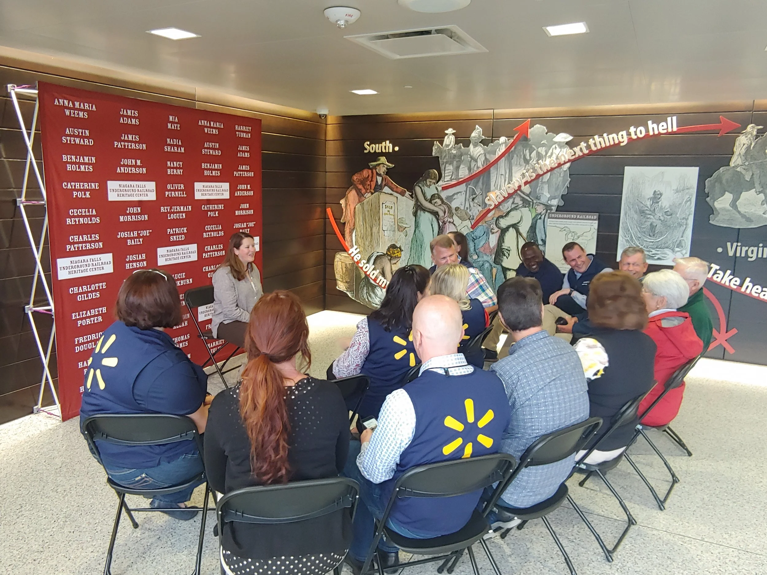 Freedom Conversation Tour with regional Walmart Executives (Photo: Ally Spongr)