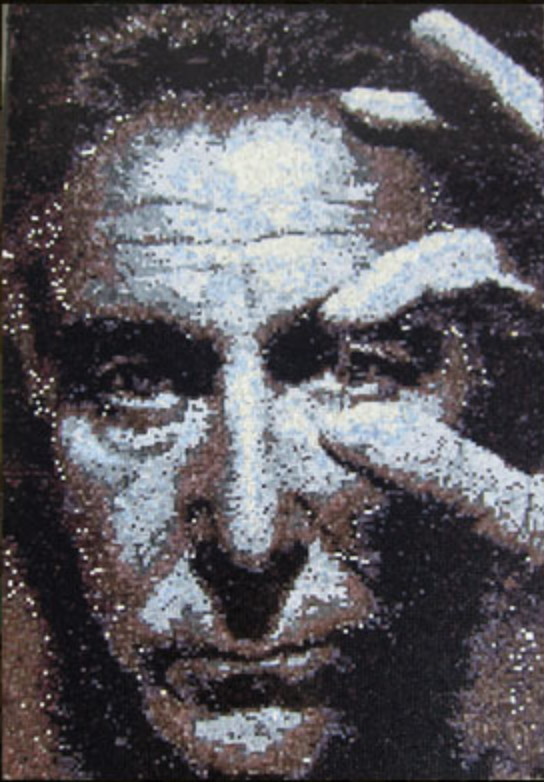 DR. JULIO PALMAZ Medium: Hand Broken Stained Glass Pieces: 35,615 Hand Placed Tiles