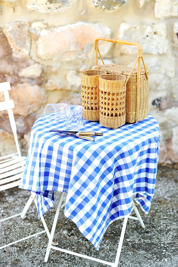 French Country Picnic Basket — h a v e n · european farmhouse antiques