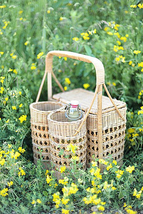 emily · french wicker picnic basket