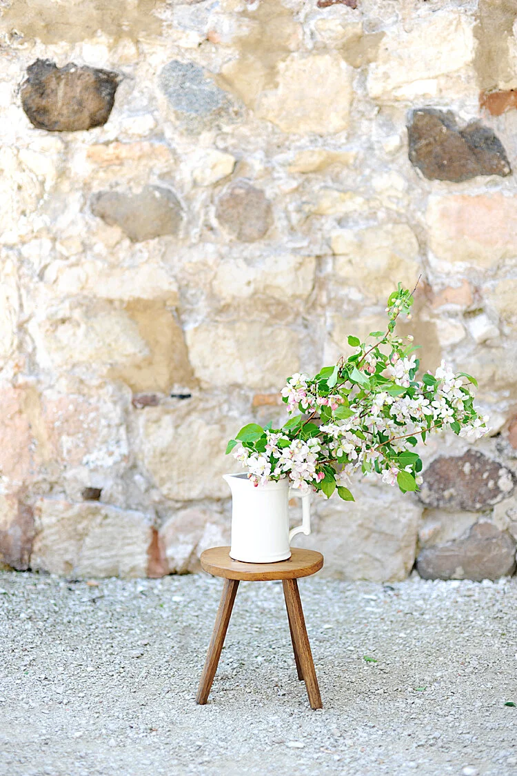 Antique White Ironstone Pitcher