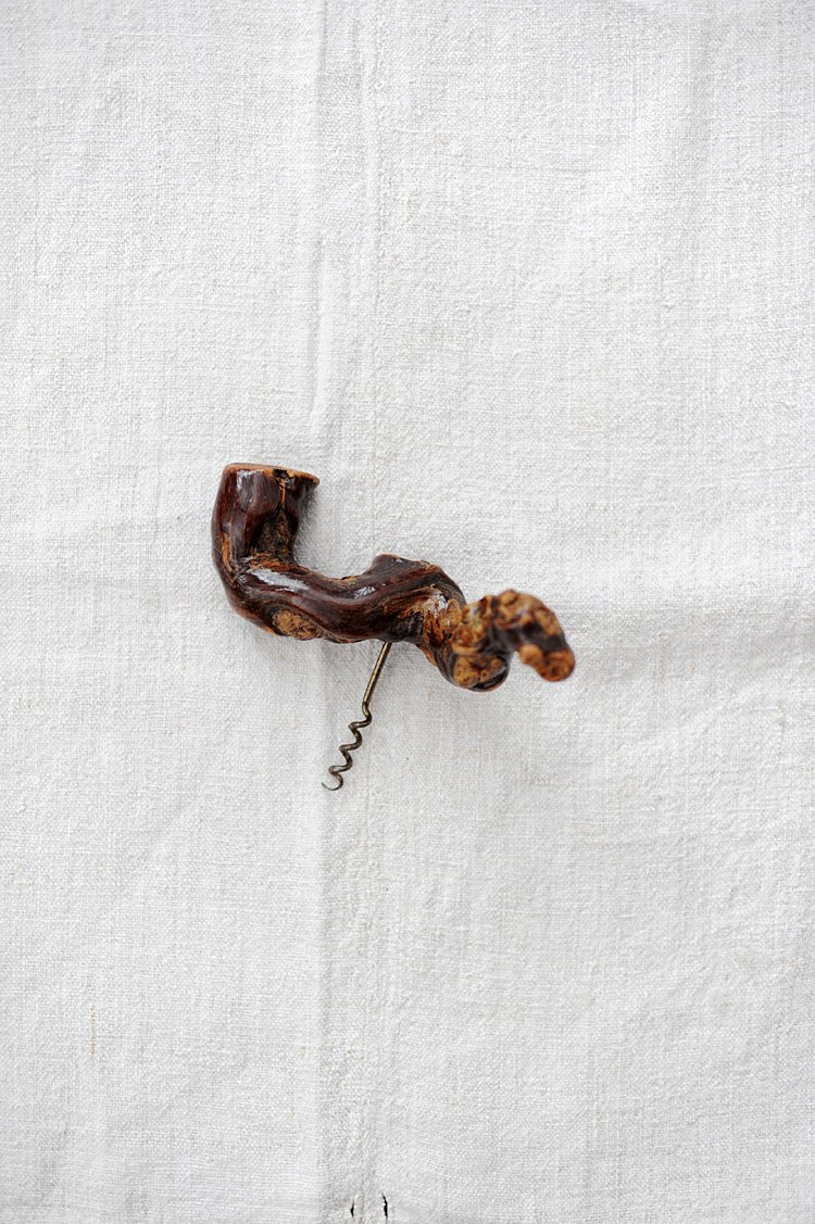 Vintage French Grapevine Corkscrew