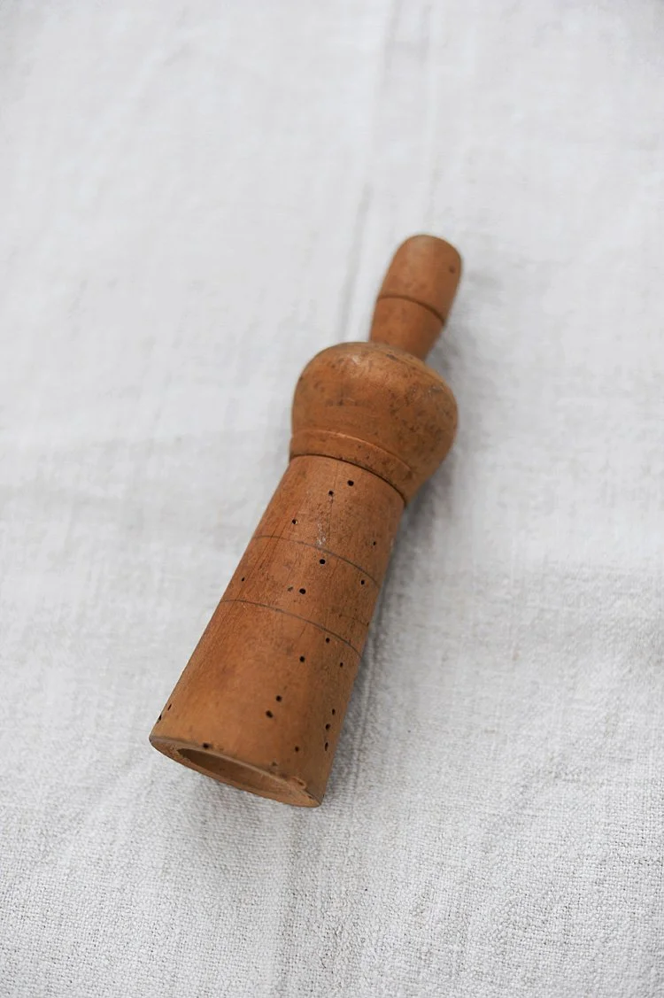 Antique French Wood Wine Corker