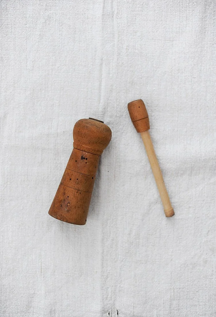 Antique French Wood Wine Corker