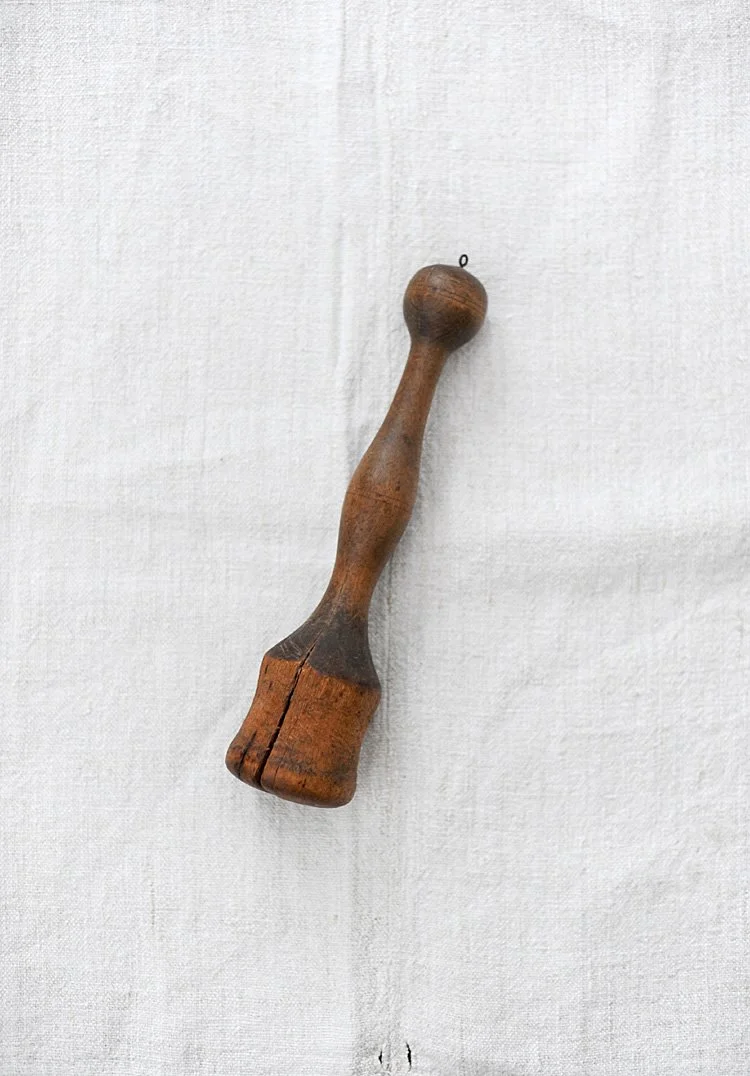 Antique French Wood Masher
