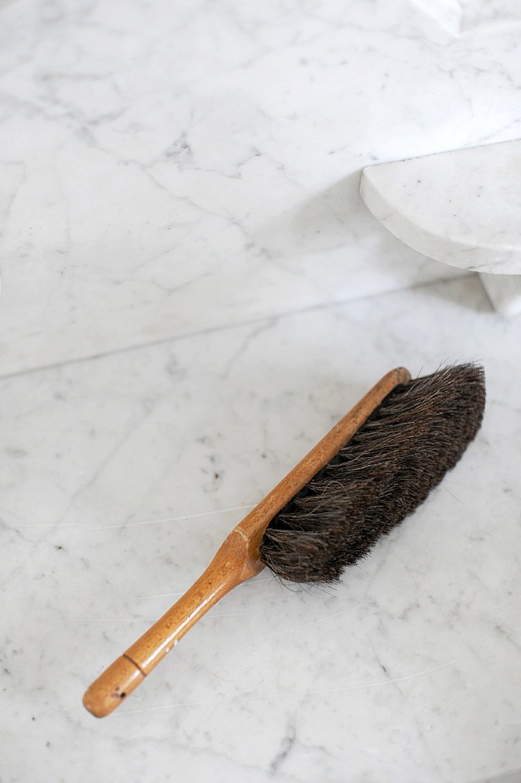 Vintage Natural Bristle Dust Brush