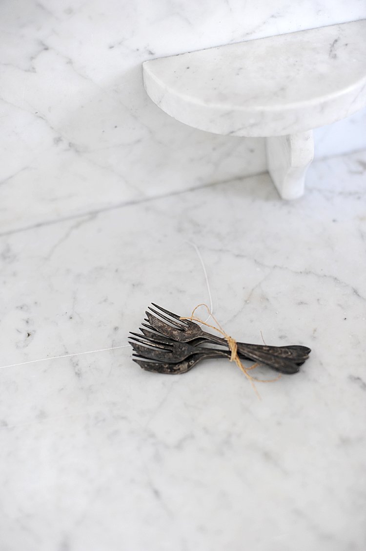 4 Vintage England Sheffield 'Loxley' Silver Pastry Forks