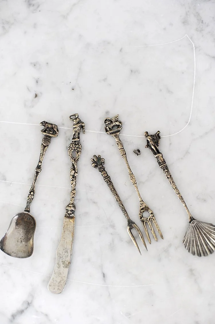 Vintage Italian Giovani Montagnani Demitasse serving silver plate set